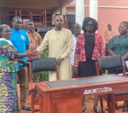 Asunafo South District Assembly Donates 200 Tables and Chairs to Teachers in the District